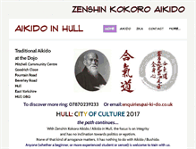 Tablet Screenshot of ai-ki-do.co.uk